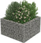 vidaXL - Gabion - plantenbak - verhoogd - 90x90x50 - cm - gegalvaniseerd - staal