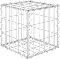 vidaXL - Gabion - plantenbak - verhoogd - kubus - 30x30x30 - cm - staaldraad