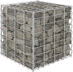 vidaXL - Gabion - plantenbak - verhoogd - kubus - 40x40x40 - cm - staaldraad