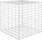 vidaXL - Gabion - plantenbak - verhoogd - kubus - 60x60x60 - cm - staaldraad
