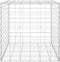 vidaXL - Gabion - plantenbak - verhoogd - kubus - 60x60x60 - cm - staaldraad