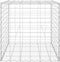 vidaXL - Gabion - plantenbak - verhoogd - kubus - 60x60x60 - cm - staaldraad