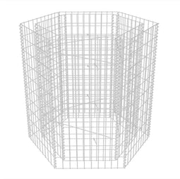 vidaXL - Gabion - plantenbak - verhoogd - zeshoekig - 100x90x100 - cm