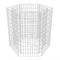 vidaXL - Gabion - plantenbak - verhoogd - zeshoekig - 100x90x100 - cm