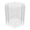 vidaXL - Gabion - plantenbak - verhoogd - zeshoekig - 100x90x100 - cm