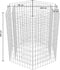 vidaXL - Gabion - plantenbak - verhoogd - zeshoekig - 100x90x100 - cm