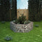 vidaXL - Gabion - plantenbak - verhoogd - zeshoekig - 160x140x50 - cm