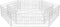 vidaXL - Gabion - plantenbak - verhoogd - zeshoekig - 200x173x40 - cm