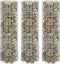 vidaXL - Gabion - plantenbakken - 3 - st - rond - verhoogd - Ø30x100 - cm - staal