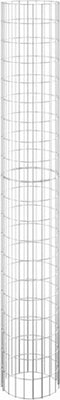 vidaXL - Gabion - plantenbakken - 3 - st - rond - verhoogd - Ø30x200 - cm - staal