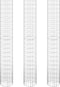 vidaXL - Gabion - plantenbakken - 3 - st - rond - verhoogd - Ø30x200 - cm - staal