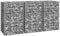 vidaXL - Gabion - plantenbakken - 3 - st - verhoogd - 30x30x50 - cm - ijzer
