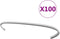vidaXL - Gabionhaken - 100 - st - 20 - cm - gegalvaniseerd - staal