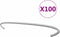 vidaXL - Gabionhaken - 100 - st - 30 - cm - gegalvaniseerd - staal