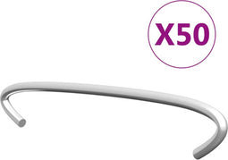 vidaXL - Gabionhaken - 50 - st - 10 - cm - gegalvaniseerd - staal