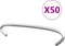 vidaXL - Gabionhaken - 50 - st - 10 - cm - gegalvaniseerd - staal