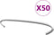 vidaXL - Gabionhaken - 50 - st - 15 - cm - gegalvaniseerd - staal
