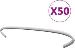 vidaXL - Gabionhaken - 50 - st - 20 - cm - gegalvaniseerd - staal