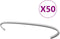 vidaXL - Gabionhaken - 50 - st - 20 - cm - gegalvaniseerd - staal