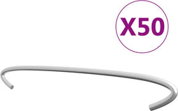 vidaXL - Gabionhaken - 50 - st - 40 - cm - gegalvaniseerd - staal