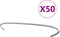 vidaXL - Gabionhaken - 50 - st - 50 - cm - gegalvaniseerd - staal
