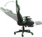 vidaXL - Gamestoel - draaibaar - met - voetensteun - PVC - groen