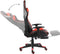vidaXL - Gamestoel - draaibaar - met - voetensteun - PVC - rood