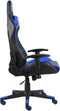 vidaXL - Gamestoel - draaibaar - PVC - blauw