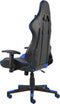 vidaXL - Gamestoel - draaibaar - PVC - blauw