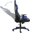 vidaXL - Gamestoel - draaibaar - PVC - blauw