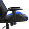 vidaXL - Gamestoel - draaibaar - PVC - blauw