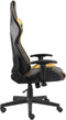 vidaXL - Gamestoel - draaibaar - PVC - goudkleurig