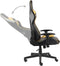 vidaXL - Gamestoel - draaibaar - PVC - goudkleurig