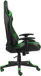 vidaXL - Gamestoel - draaibaar - PVC - groen