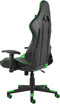vidaXL - Gamestoel - draaibaar - PVC - groen