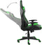 vidaXL - Gamestoel - draaibaar - PVC - groen