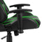 vidaXL - Gamestoel - draaibaar - PVC - groen