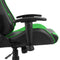 vidaXL - Gamestoel - draaibaar - PVC - groen