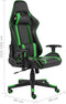 vidaXL - Gamestoel - draaibaar - PVC - groen