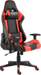vidaXL - Gamestoel - draaibaar - PVC - rood
