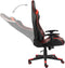 vidaXL - Gamestoel - draaibaar - PVC - rood