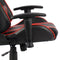 vidaXL - Gamestoel - draaibaar - PVC - rood