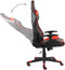 vidaXL - Gamestoel - draaibaar - PVC - rood
