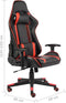 vidaXL - Gamestoel - draaibaar - PVC - rood