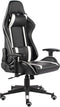 vidaXL - Gamestoel - draaibaar - PVC - wit