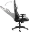 vidaXL - Gamestoel - draaibaar - PVC - wit