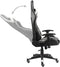 vidaXL - Gamestoel - draaibaar - PVC - wit