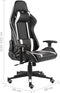 vidaXL - Gamestoel - draaibaar - PVC - wit
