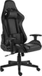 vidaXL - Gamestoel - draaibaar - PVC - zwart