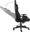 vidaXL - Gamestoel - draaibaar - PVC - zwart